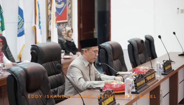 DPRD Babel Tetapkan Nama-nama Pimpinan AKD, Eddy Iskandar: Suasana Kebersamaan Terjalin Erat