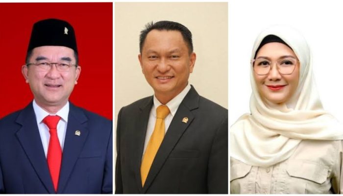 Tersebar di Tiga Komisi DPR RI Ini Rudi-BPJ-Melati Bertugas