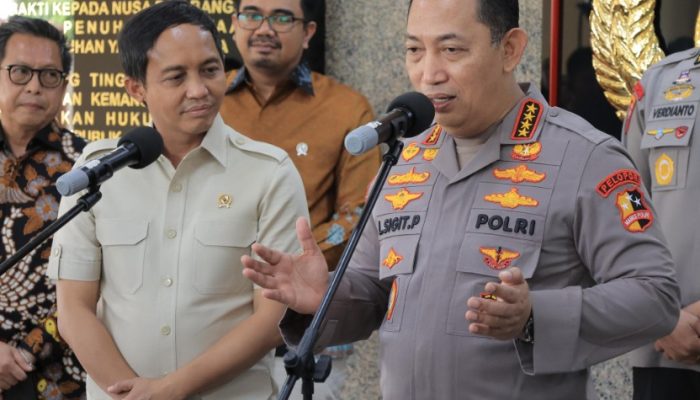 Menhut Raja Juli Bertemu Kapolri Bahas Penegakan Hukum Kehutanan
