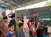 Beri Santunan untuk Anak-anak Yatim Piatu, Basit Cinda Didoakan Jadi Wali Kota