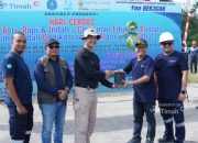 Kolaborasi Dalam Melakukan Penghijauan, PT Timah Serahkan Bantuan Bibit untuk Rumah Kompos KSM Resam