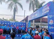 Ribuan Peserta Meriahkan QRIS 5K Fun Run di Kota Pangkalpinang
