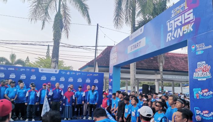Ribuan Peserta Meriahkan QRIS 5K Fun Run di Kota Pangkalpinang