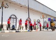 Gotong Royong untuk Merah Putih, PT Timah Gelar Aksi Bersih-Bersih Kota Bersama  Forkopimda Bangka Selatan dan Masyarakat