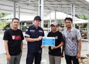 PT Timah Dukung Pembangunan Pujasera di Desa Bencah, Gairahkan Ekonomi Lokal
