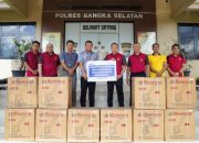 Dukung Program Ketahanan Pangan dan Pertanian, PT Timah Serahkan Mesin Tanam Jagung untuk Polres Bangka Selatan