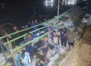 Polres Belitung dan Dit Polairud Polda Babel Gagalkan Pengangkutan 300 Karung Pasir Timah di Perairan Tanjung Kelayang