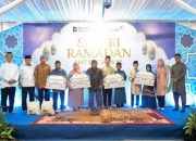 Safari Ramadan PT TIMAH Hadirkan Senyum Fahri dan Soleh, Penerima Bantuan Tahfiz Quran dan Anak Yatim Piatu