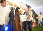 Sambut Idulfitri, PT TIMAH  Serahkan Ratusan Paket Sembako di Bangka Selatan