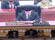 Eddy Iskandar Pimpin Rapat Paripurna Pelantikan PAW dan Penetapan Ketua dan Wakil Ketua BK DPRD Babel