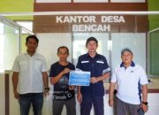 Dukung Keamanan Warga, PT TIMAH Bantu Bangun Pos Kamling di Desa Bencah