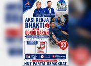 Demokrat Pangkalpinang Bersiap Rayakan HUT ke-25 dengan Kerja Bakti dan Donor Darah
