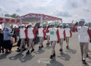 Kembali Juara, Regu Gerak Jalan PT TIMAH Tampil Terbaik Dalam Gerak Jalan HUT ke-81 RI di Bangka Barat