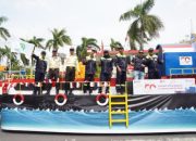 Semarak HUT ke-81 RI, PT TIMAH Tampilkan KIP dan Tugboat dalam Kendaraan Hias di Pangkalpinang 
