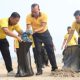 Polda Babel Bersihkan Pantai Pasir Padi Lewat Program Green Policing